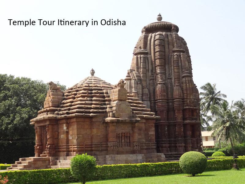 Find out the superb the Temple Tour Itinerary in Odisha